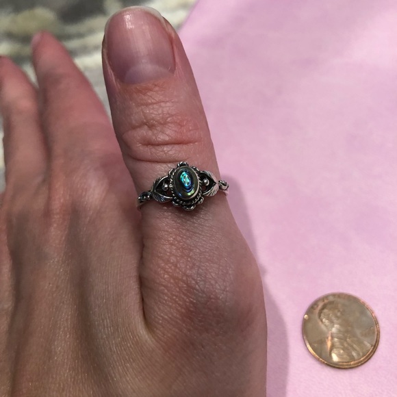 Sterling silver healing ring size 7 - Picture 3 of 3